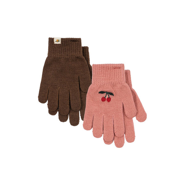 2 Pack Filla Gloves, sorbet, Konges Sl&oslash;jd